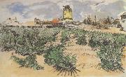 Vincent Van Gogh The Mill of Alphonse Daudet at Fontevieille (nn04) china oil painting artist